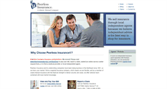 Desktop Screenshot of peerless-ins.com